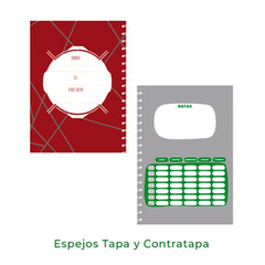 Cuad c/esp rayado A5 Norpac bordó - comprar online
