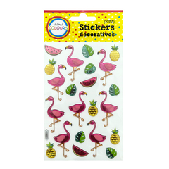 Stickers 3D relieve Colours en internet