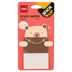 Notas adhesivas Deli 'Oso'