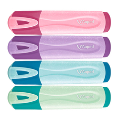 Resaltadores Maped pastel c/glitter x4 en internet