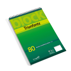 Block c/esp cuadriculado A4 Triunfante - comprar online