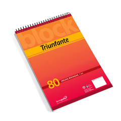 Block c/esp rayado A4 Triunfante - comprar online