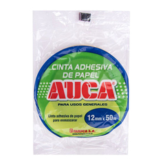 Cinta de papel Auca 12 mm x 50 mts - comprar online