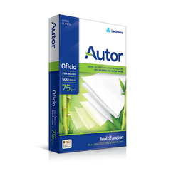 Resma oficio/legal 75 gr Autor