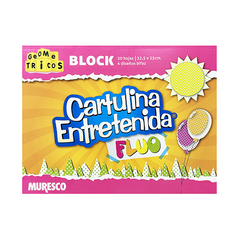 Block cartulinas fsia Muresco Flúo - comprar online
