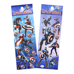 Stickers brillosos Capitán América