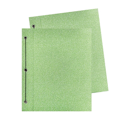 Carpeta escolar tapas Nº 3 glitter Verde - comprar online