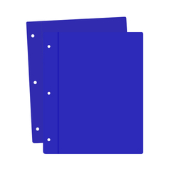 Carpeta escolar tapas Nº 3 AZUL