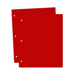 Carpeta escolar tapas Nº 3 ROJO - comprar online