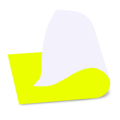Cartulina flúo AMARILLO - comprar online