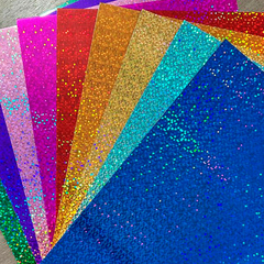 Cartulina hologlitter Azul - tienda online