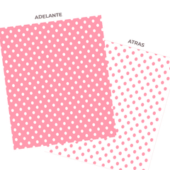Cartulina lunares Rosa - comprar online
