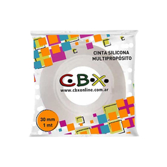 Cinta bifaz de silicona de 30 mm x 1 mt