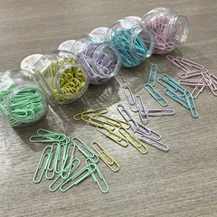Clips forrados 50 mm Sifap lila pastel - Simple