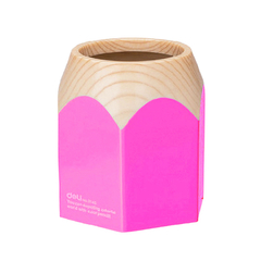 Porta lápices Deli lápiz rosa