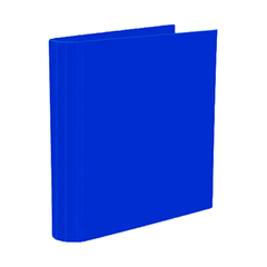 Carpeta escolar 3x40 PVC color azul
