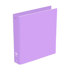 Carpeta escolar 3x40 PVC pastel lila