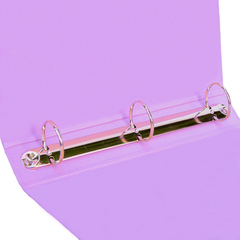 Carpeta escolar 3x40 PVC pastel lila - comprar online