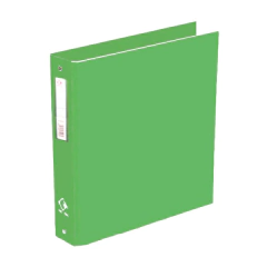 Carpeta escolar 3x40 PVC color verde