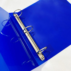 Carpeta escolar 3x40 tonalizada azul - comprar online