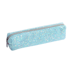 Cartuchera glitter Celeste