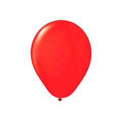 Globo color liso 9" Rojo