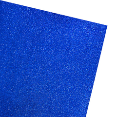 Goma eva glitter AZUL