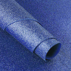 Goma eva glitter AZUL - comprar online