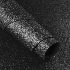 Goma eva glitter NEGRO - comprar online