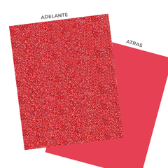 Goma eva glitter ROJO en internet