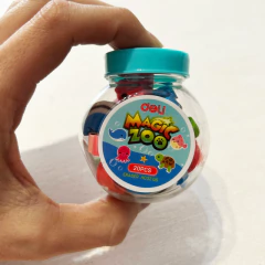 Gomas mini Magic Zoo frasco x20 en internet