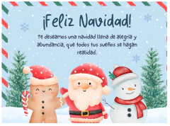 Tarjeta de Navidad 6.5 x 9 - Simple