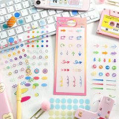 Stickers transparentes 'Puntos' en internet
