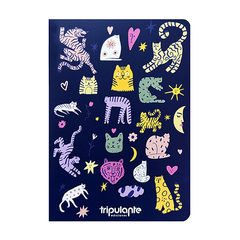 Libreta hojas lisas Tripulante Gatitos - comprar online