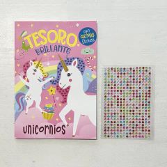 Libro p/pintar c/gemas Lado B Unicornios en internet