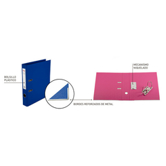 Bibliorato de PVC A4 lomo angosto - comprar online