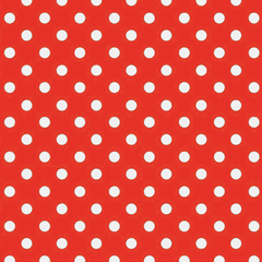 Papel p/forrar lunares Rojo - comprar online