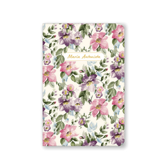 Libreta rayada A6 Ma. Antonieta blanco