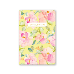 Libreta rayada A6 Ma. Antonieta amarillo - Simple