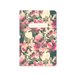 Libreta rayada A6 Ma. Antonieta petróleo