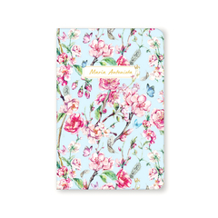 Libreta rayada A6 Ma. Antonieta celeste