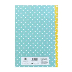 Libreta rayada A5 Ma. Antonieta corazones blanco - tienda online