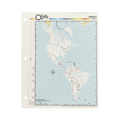 Mapa Nº 3 político América - comprar online