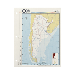Mapa Nº 3 político Argentina - comprar online