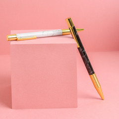Bolígrafos c/estuche FW Marble x2 - Simple