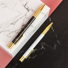 Bolígrafos c/estuche FW Marble x2 - tienda online