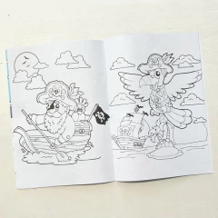 Revista p/pintar Maucci - Piratas - tienda online