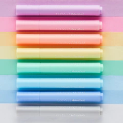 Resaltadores Mooving pastel x8 - comprar online