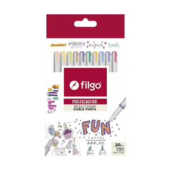 Resaltadores Filgo Multilighter Fun x20