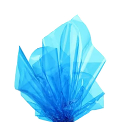 Papel celofán Celeste